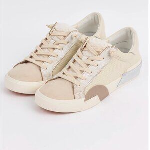 Dolce Vita Zina Plush Cream and Tan Sneakers size 7.5